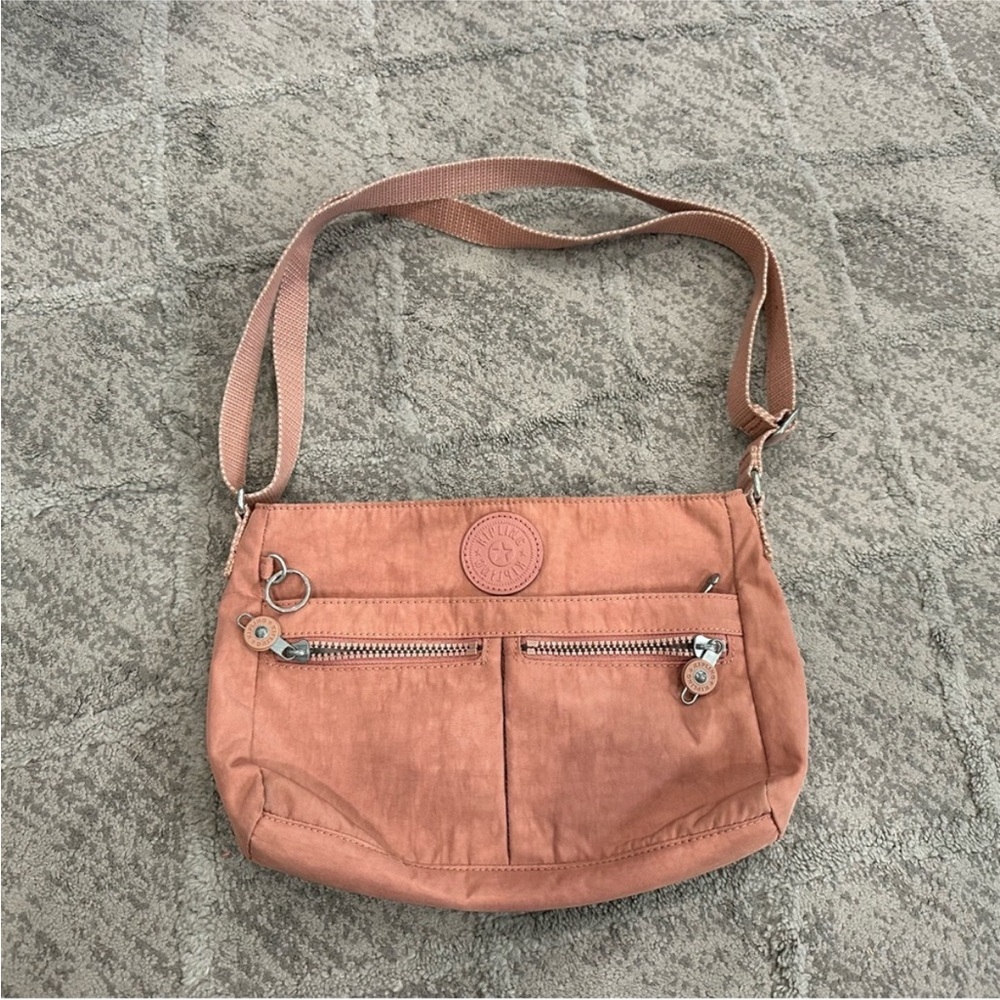 Kipling Angie Crossbody Bag Galaxy Twist Pink
